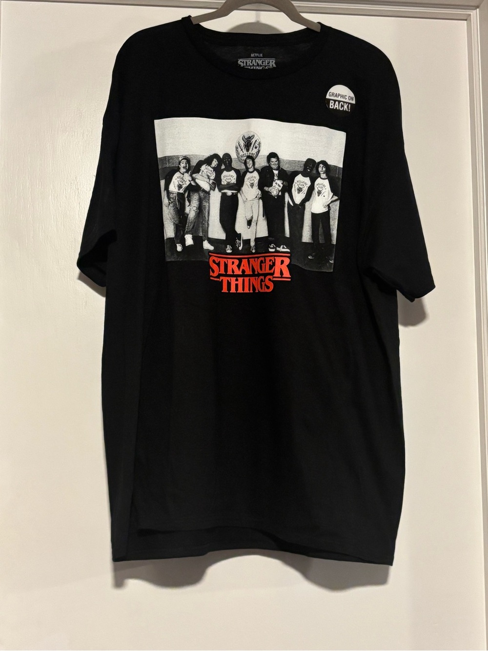 Stranger Things Black Graphic Tee - Official Stranger Things Shirt